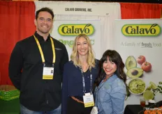 Ian Smetona with Limoneira smiles for the picture with Megan Stallings of Calavo Growers and Rachelle Schulken of Renaissance Food Group.